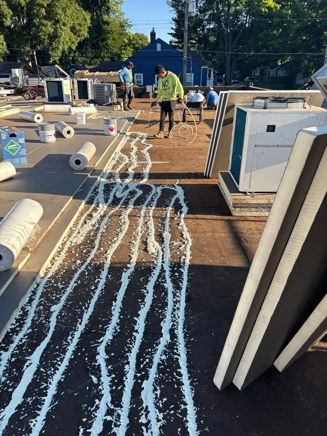 Flashing and seam work in Covington